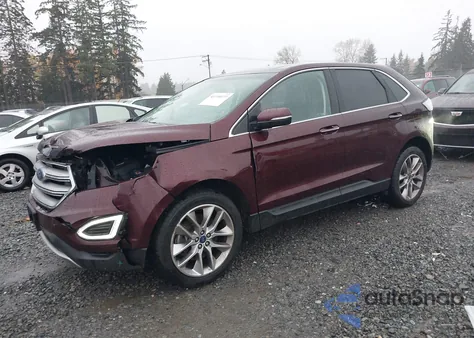 2018 Ford Edge Titanium из США, поврежденный, VIN 2FMPK4K91JBB86770